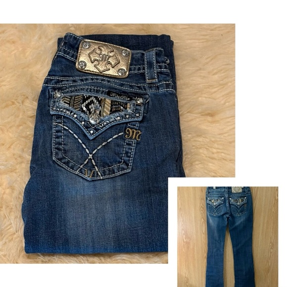 Miss Me Denim - Miss Me Embroidered Bootcut Denim Jeans